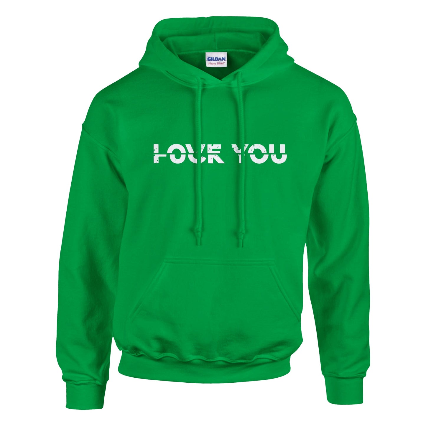 Love You Fuck You - Classic Unisex Pullover Hoodie - Bleak Shirt