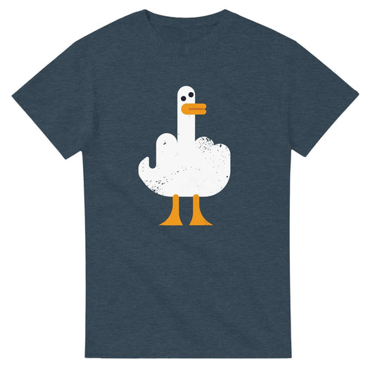 Fuck Middle Finger Duck - Men's / Unisex T-shirt - Bleak Shirt