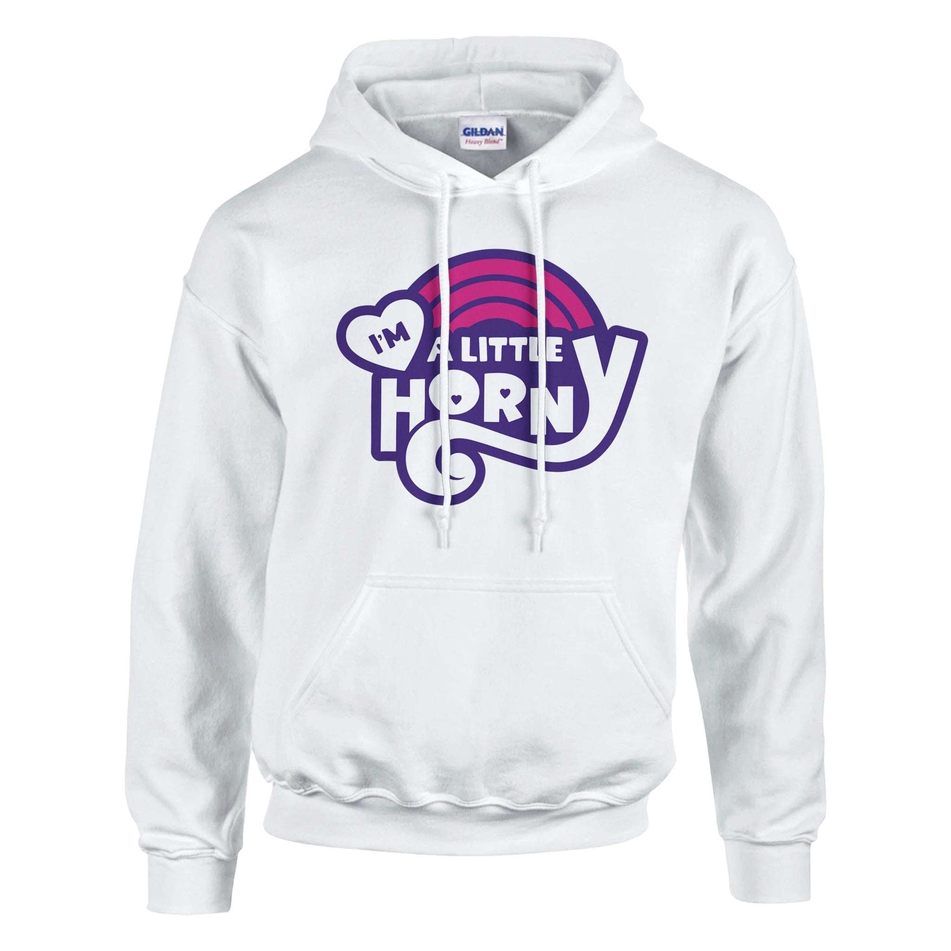 I'm a Little Horny - Classic Unisex Pullover Hoodie - Bleak Shirt