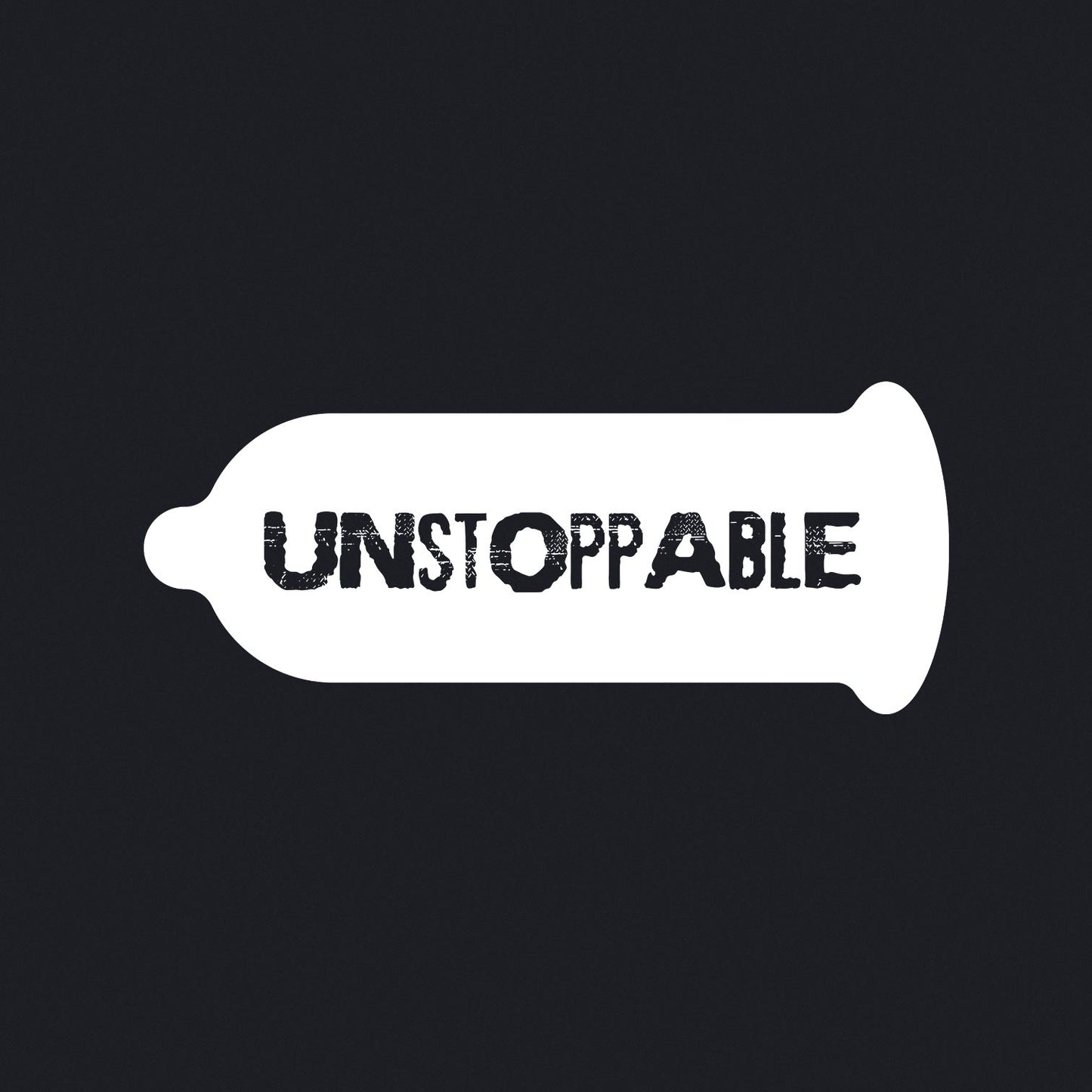 Unstoppable - Classic Baby Long Sleeve Bodysuit Black - Bleak Shirt